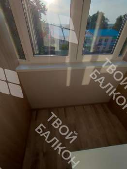 Ремонт балкона с утеплением в многоквартирном доме